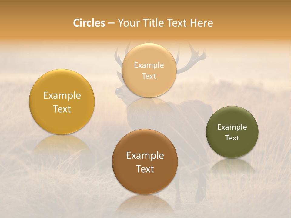 Purple Moor Hunting PowerPoint Template