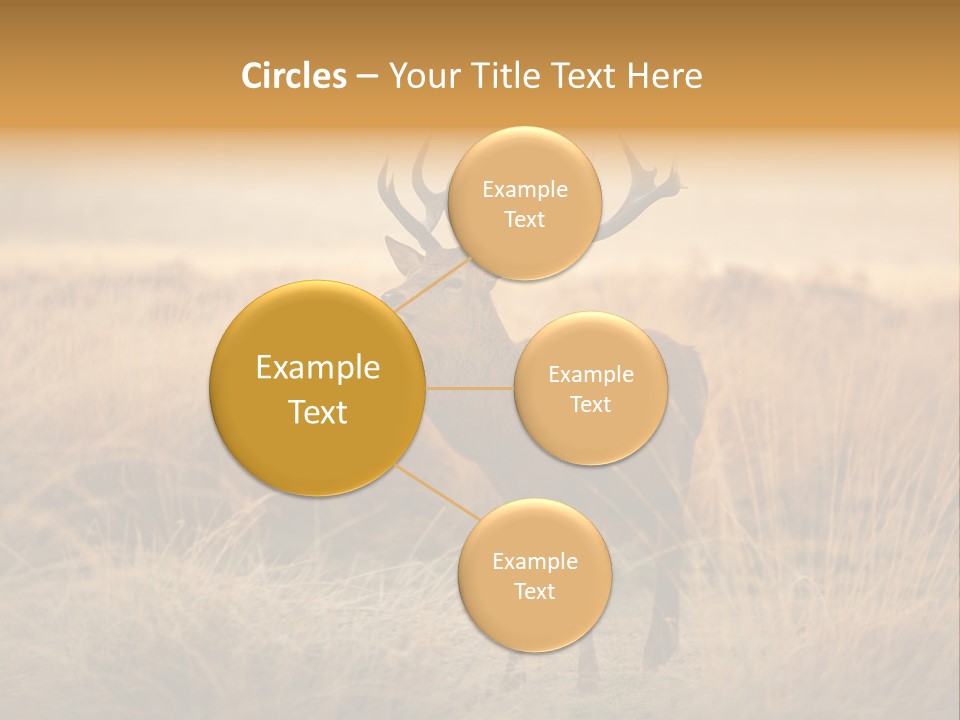 Purple Moor Hunting PowerPoint Template