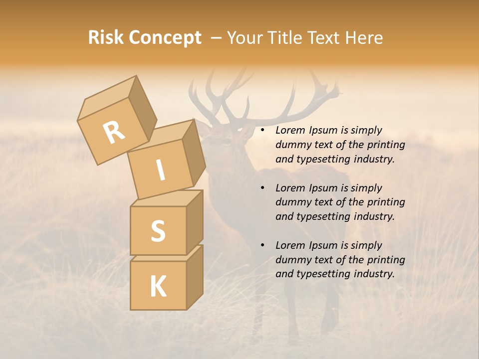 Purple Moor Hunting PowerPoint Template