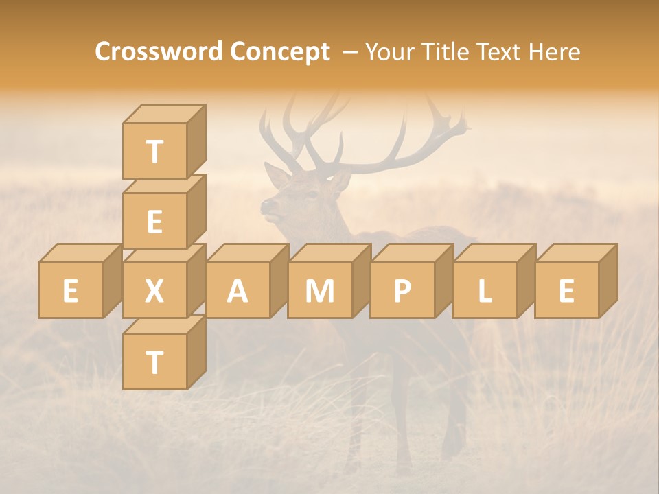 Purple Moor Hunting PowerPoint Template
