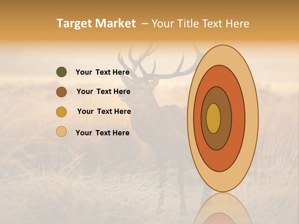 Purple Moor Hunting PowerPoint Template