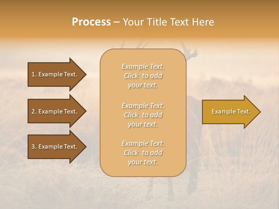 Purple Moor Hunting PowerPoint Template