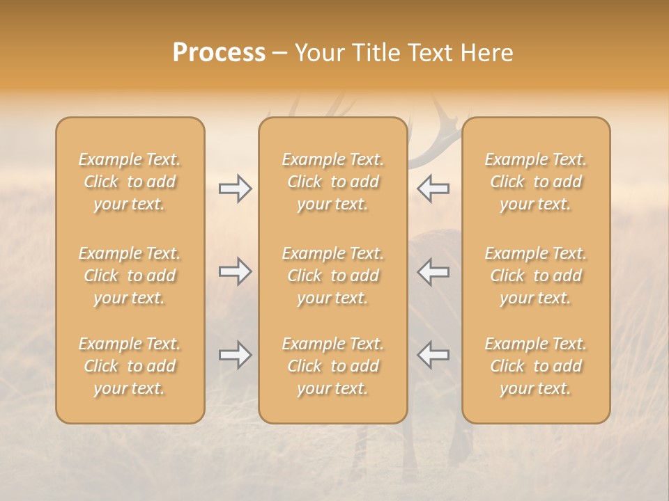 Purple Moor Hunting PowerPoint Template