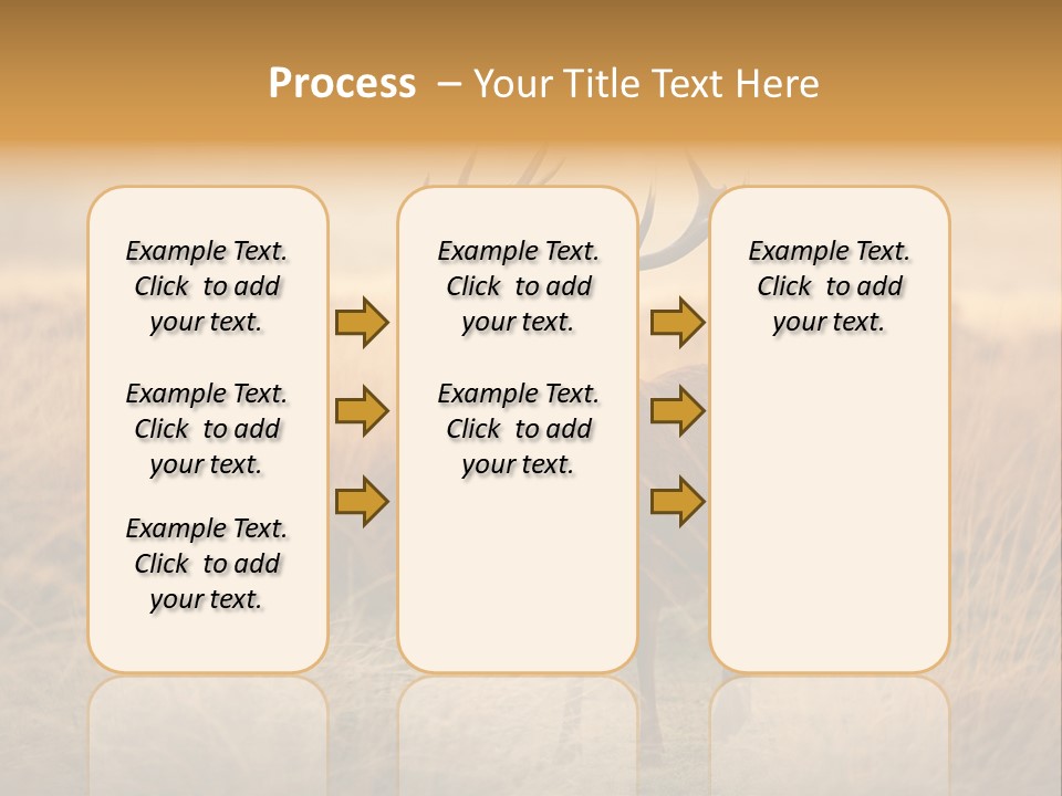 Purple Moor Hunting PowerPoint Template