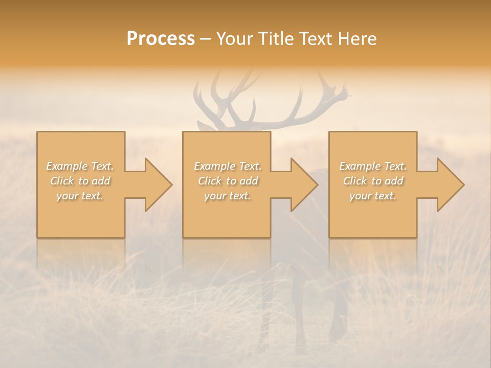Purple Moor Hunting PowerPoint Template