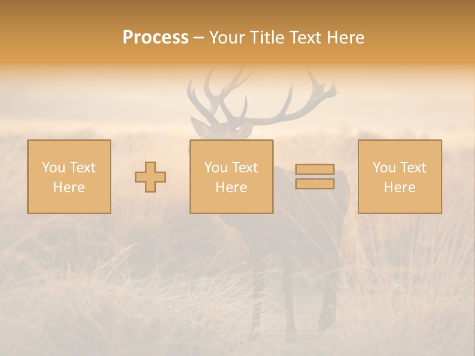 Purple Moor Hunting PowerPoint Template