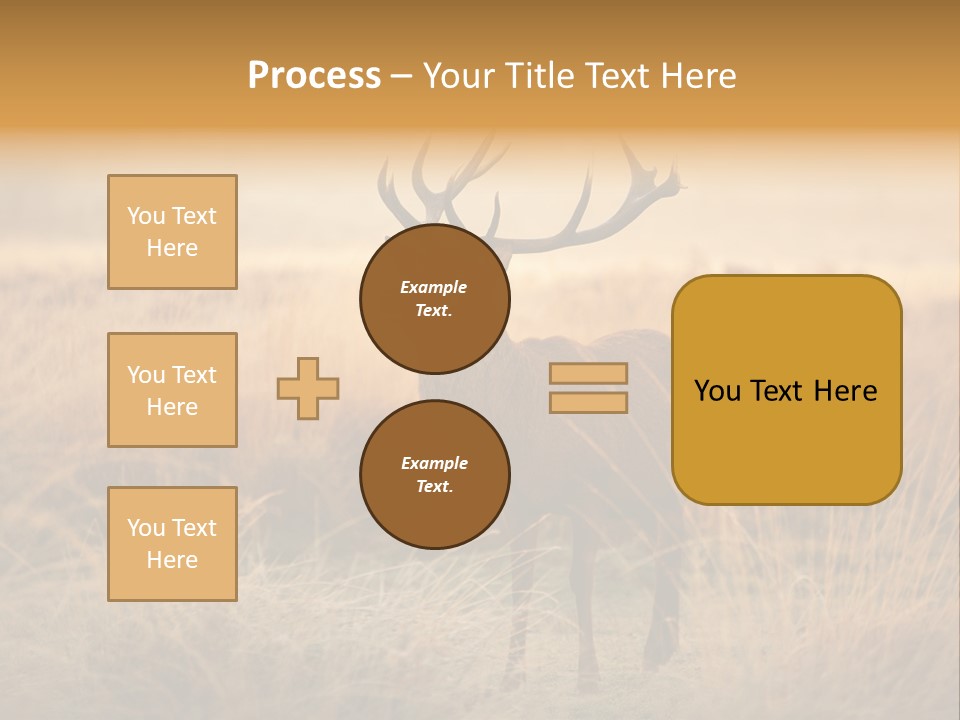 Purple Moor Hunting PowerPoint Template
