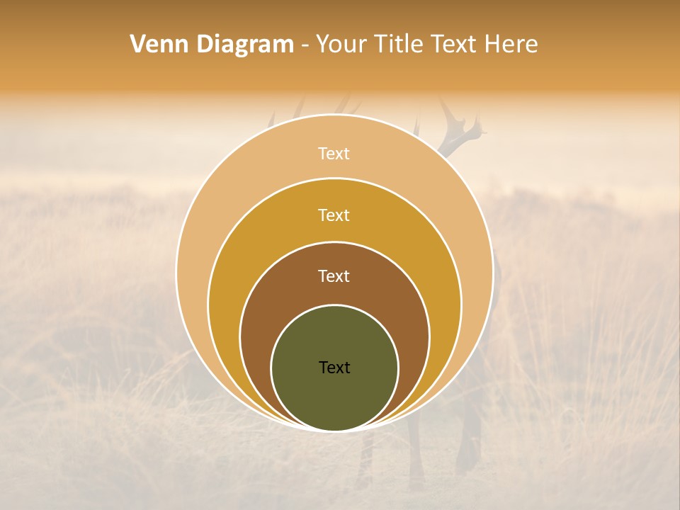 Purple Moor Hunting PowerPoint Template