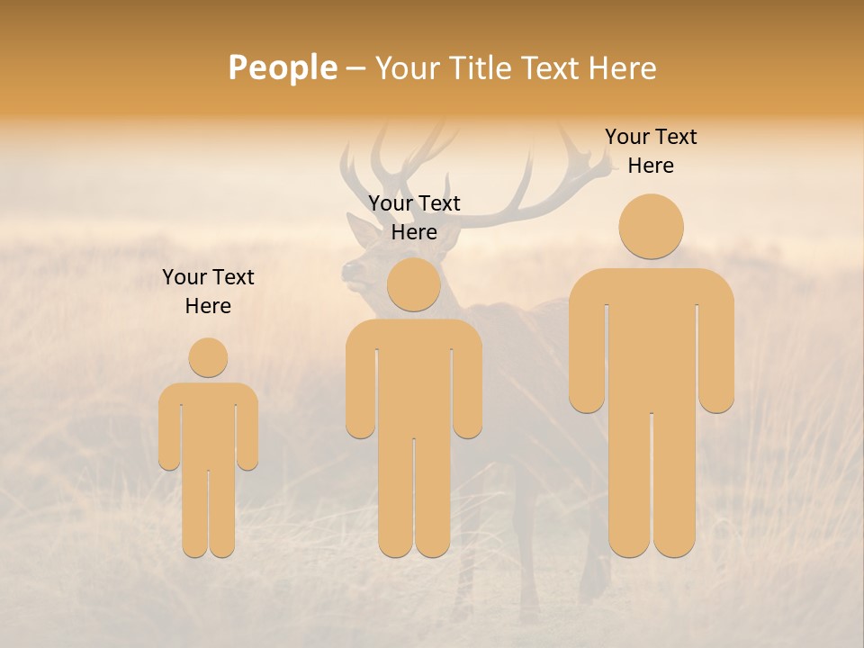 Purple Moor Hunting PowerPoint Template