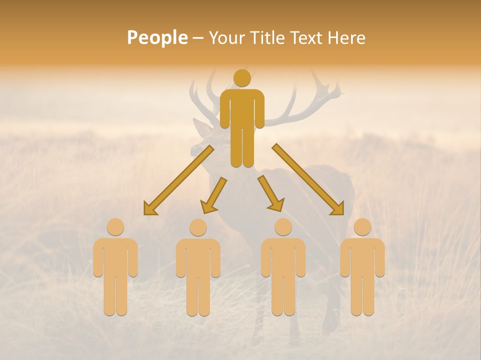 Purple Moor Hunting PowerPoint Template