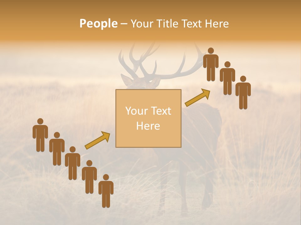 Purple Moor Hunting PowerPoint Template