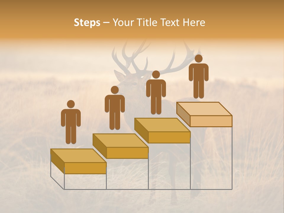 Purple Moor Hunting PowerPoint Template