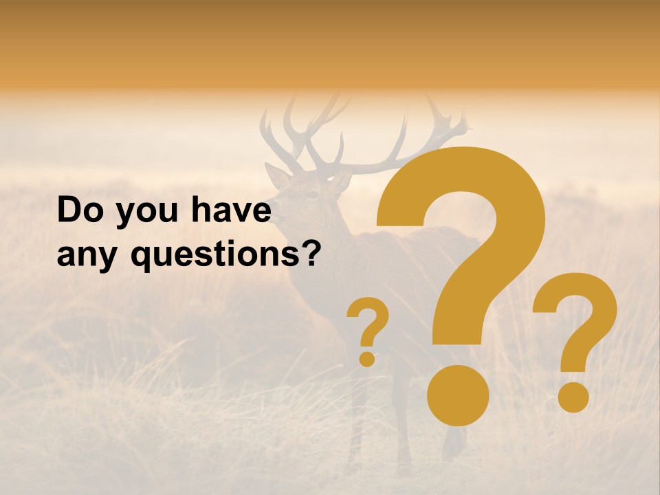 Purple Moor Hunting PowerPoint Template