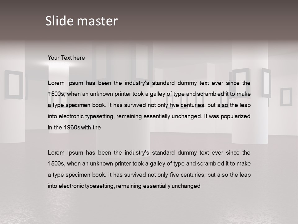 White Comfort Livingroom PowerPoint Template