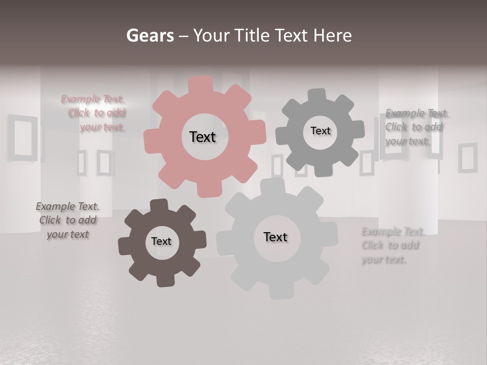 White Comfort Livingroom PowerPoint Template