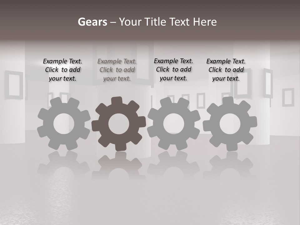 White Comfort Livingroom PowerPoint Template