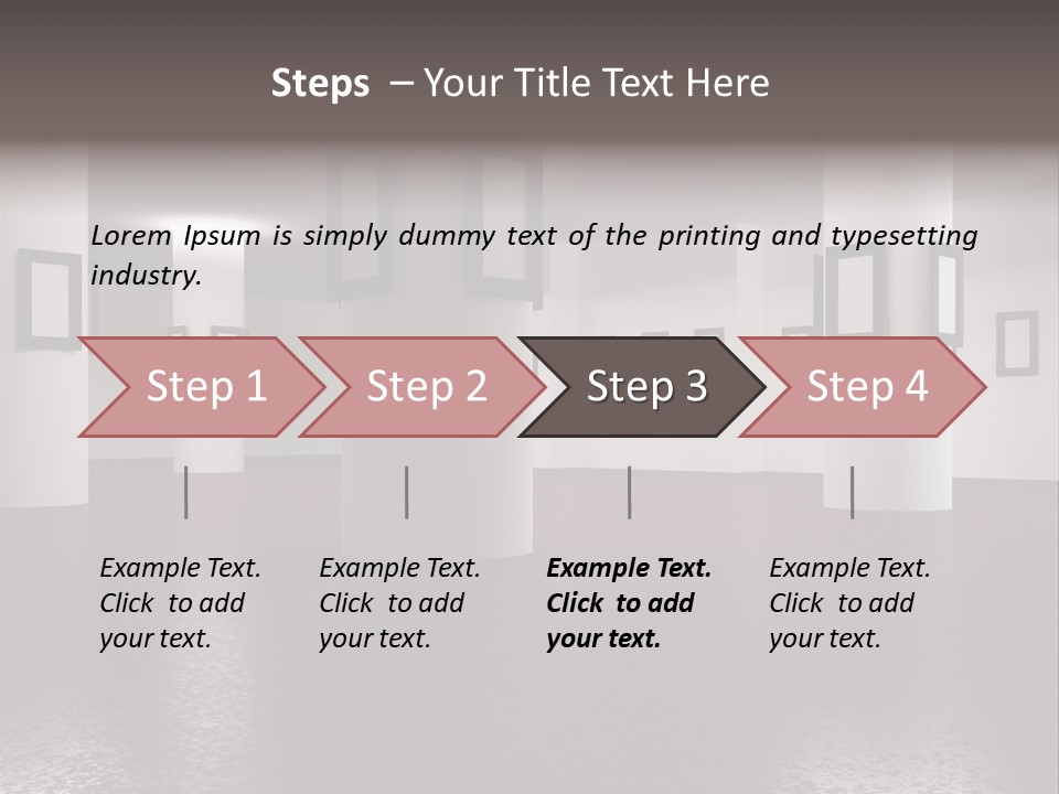 White Comfort Livingroom PowerPoint Template