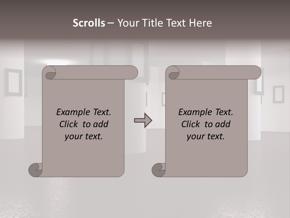 White Comfort Livingroom PowerPoint Template