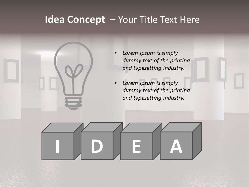 White Comfort Livingroom PowerPoint Template