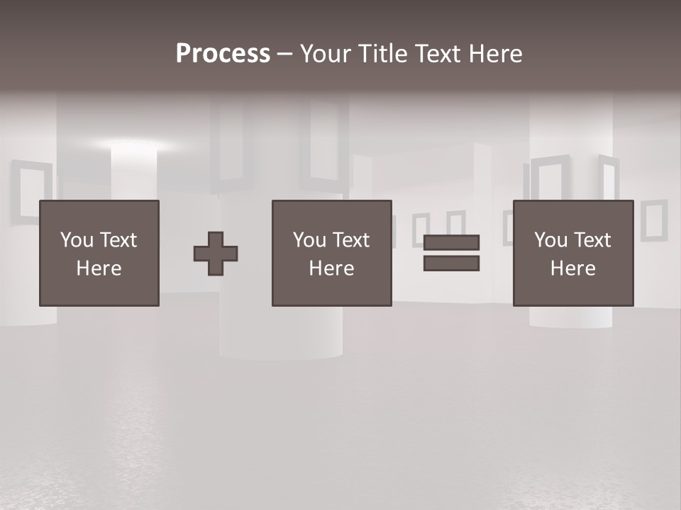 White Comfort Livingroom PowerPoint Template
