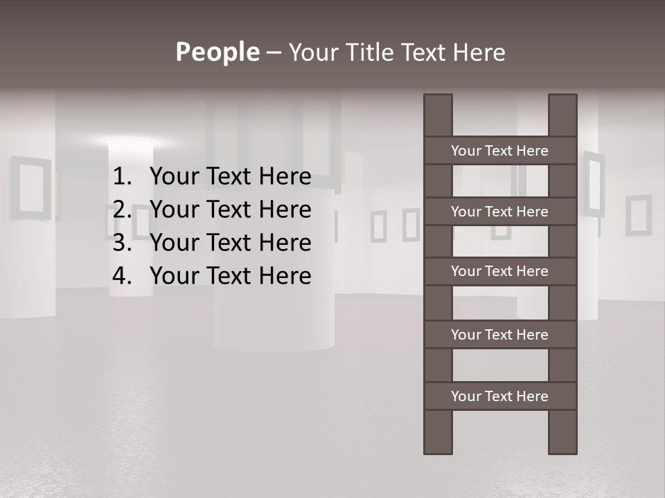 White Comfort Livingroom PowerPoint Template