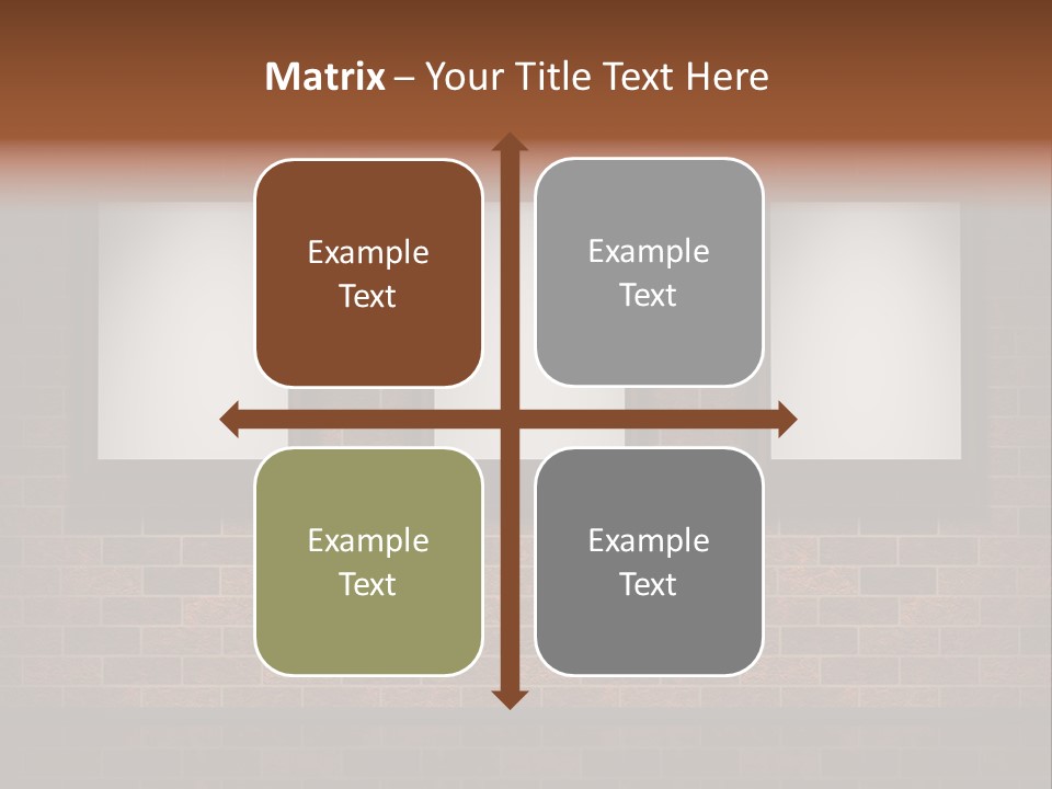 Studio View Square PowerPoint Template