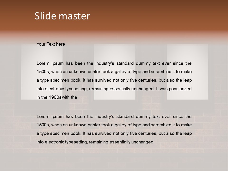 Studio View Square PowerPoint Template