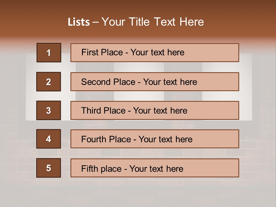 Studio View Square PowerPoint Template