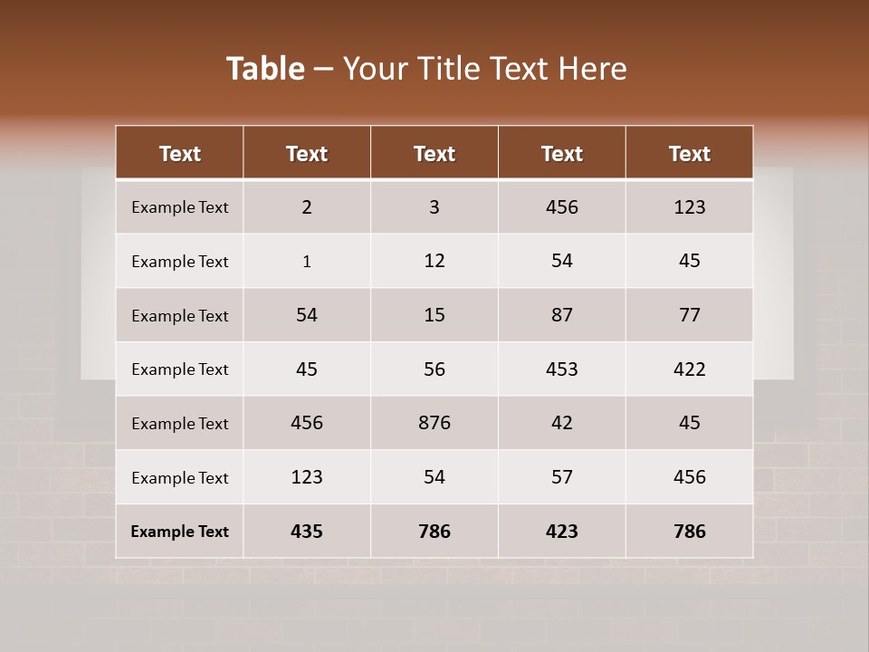 Studio View Square PowerPoint Template