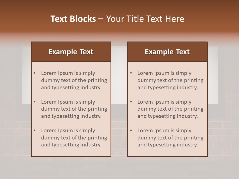 Studio View Square PowerPoint Template