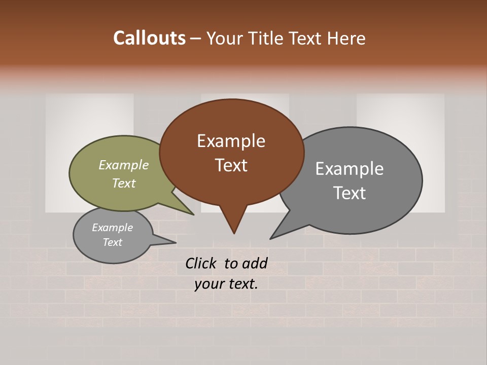 Studio View Square PowerPoint Template