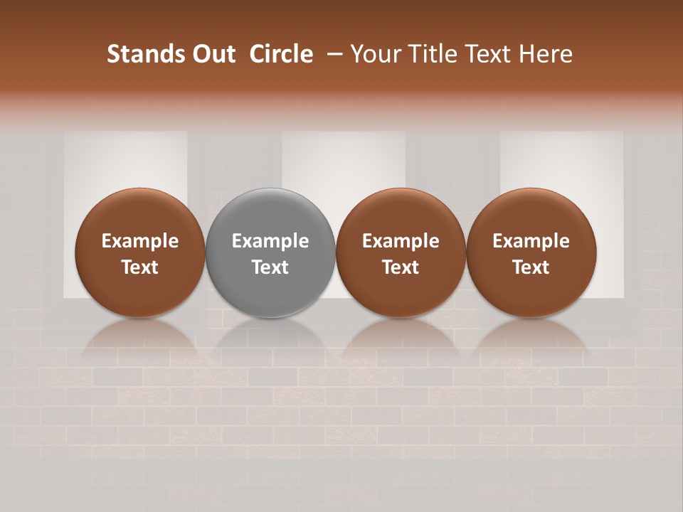 Studio View Square PowerPoint Template