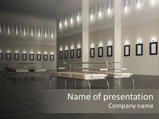 Floor Symmetric Photography PowerPoint Template