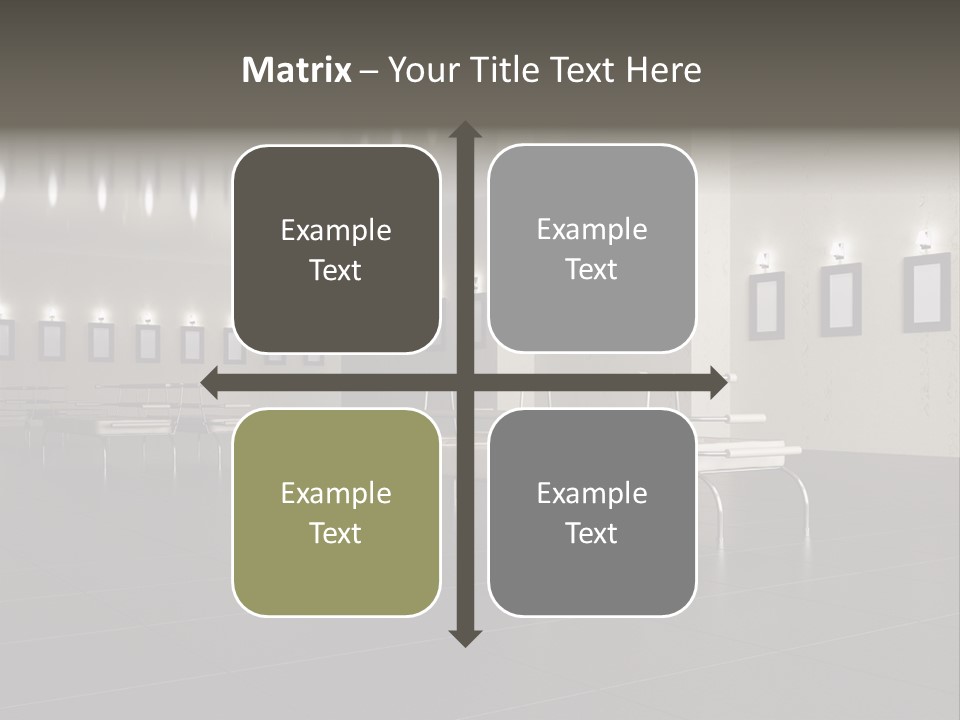 Floor Symmetric Photography PowerPoint Template