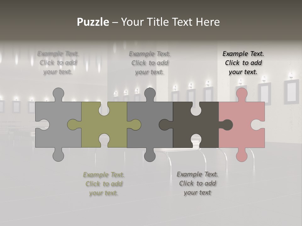 Floor Symmetric Photography PowerPoint Template