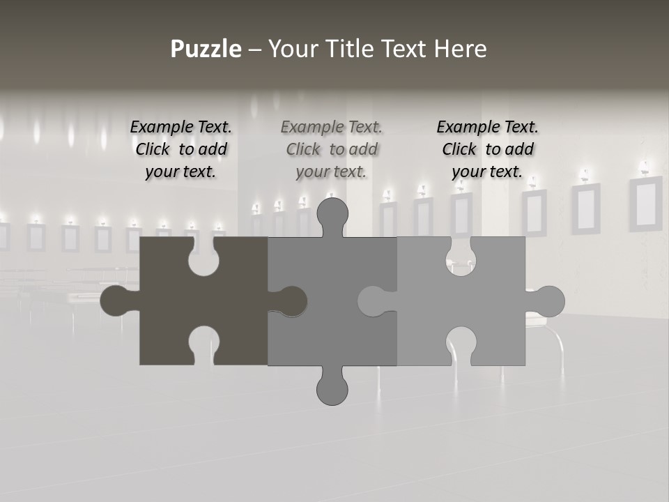 Floor Symmetric Photography PowerPoint Template