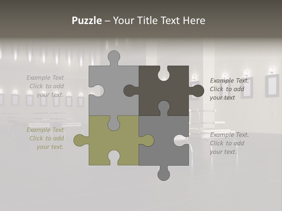 Floor Symmetric Photography PowerPoint Template