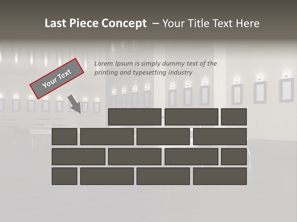 Floor Symmetric Photography PowerPoint Template