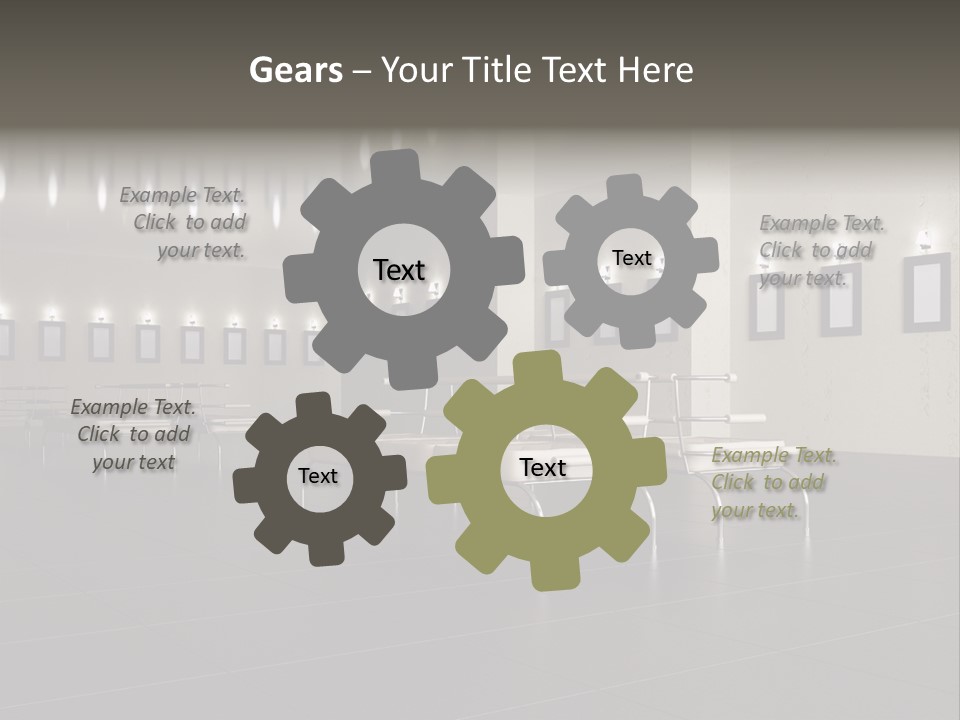 Floor Symmetric Photography PowerPoint Template