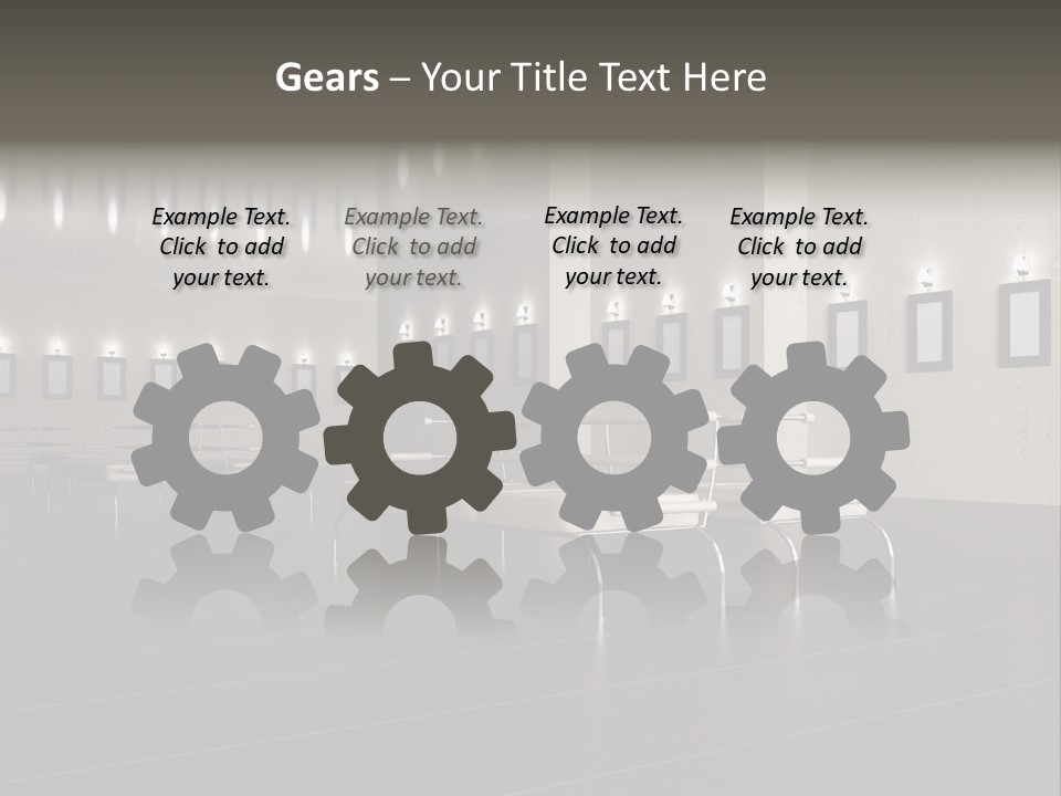 Floor Symmetric Photography PowerPoint Template