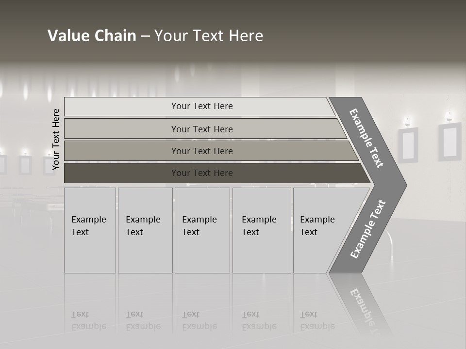 Floor Symmetric Photography PowerPoint Template