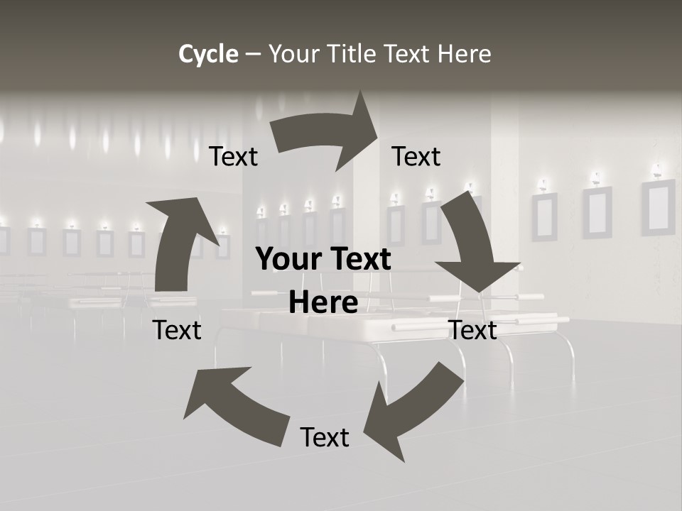 Floor Symmetric Photography PowerPoint Template