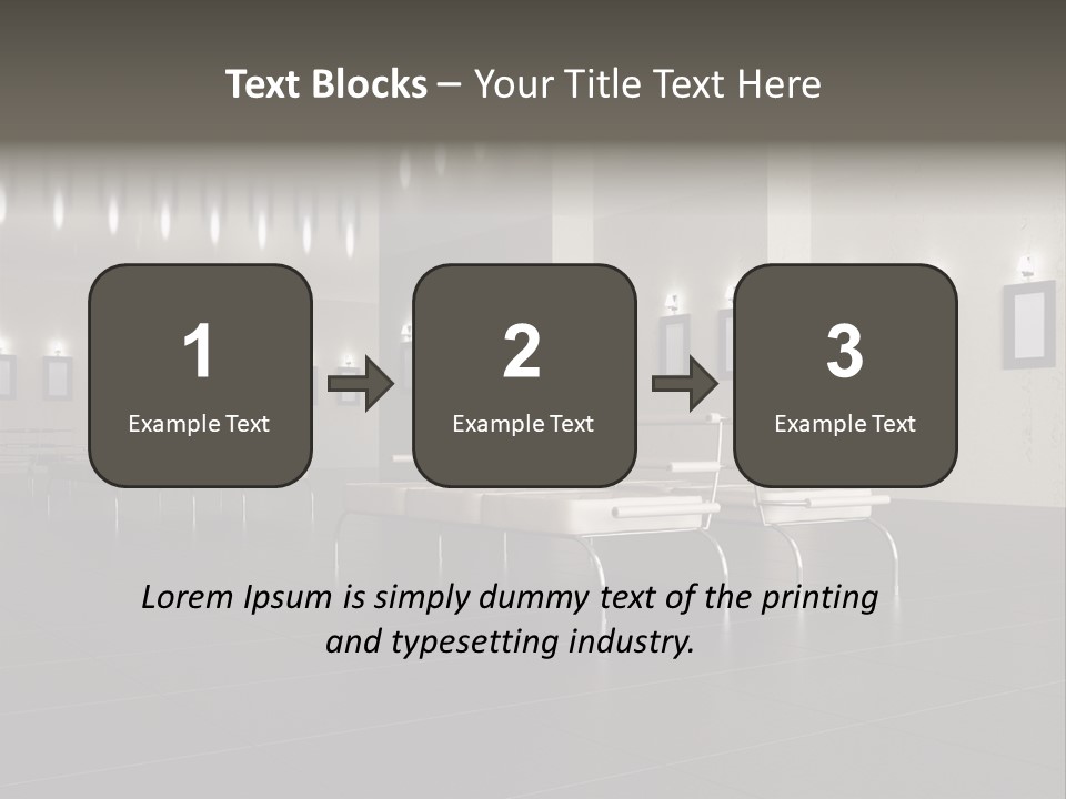Floor Symmetric Photography PowerPoint Template