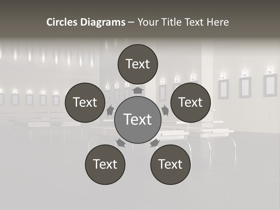 Floor Symmetric Photography PowerPoint Template