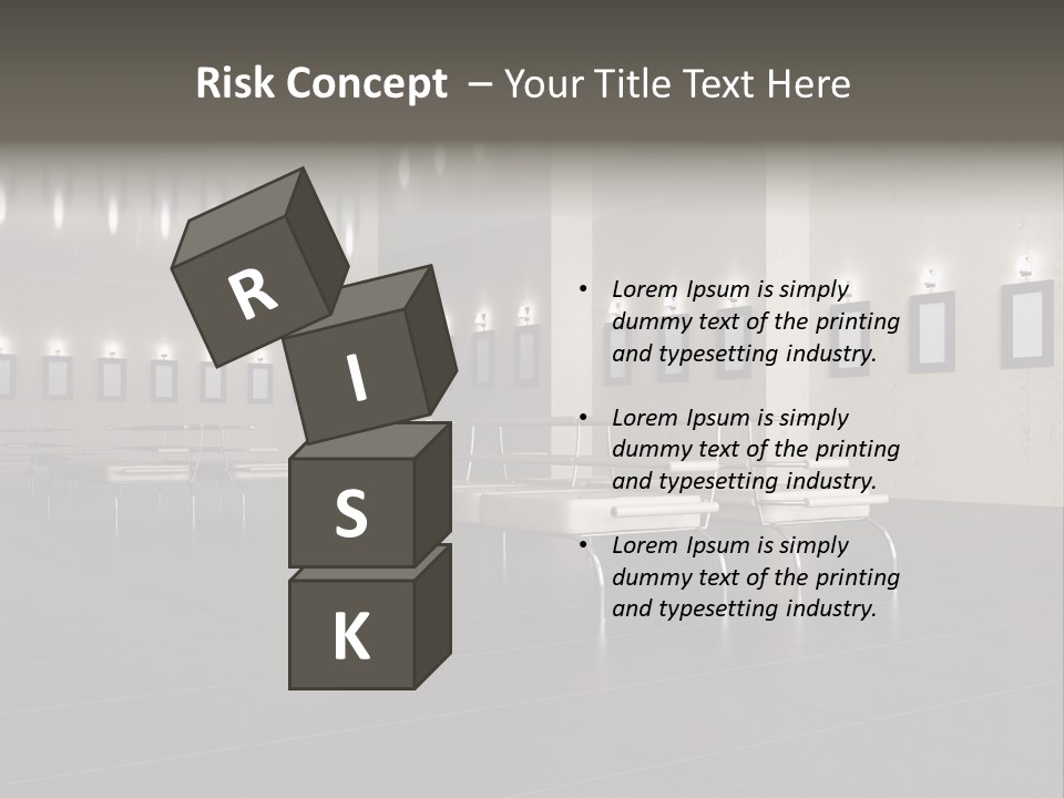 Floor Symmetric Photography PowerPoint Template