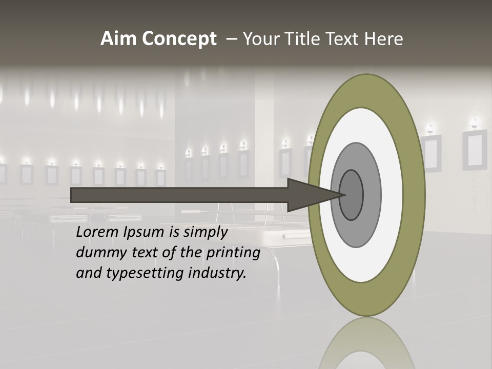 Floor Symmetric Photography PowerPoint Template