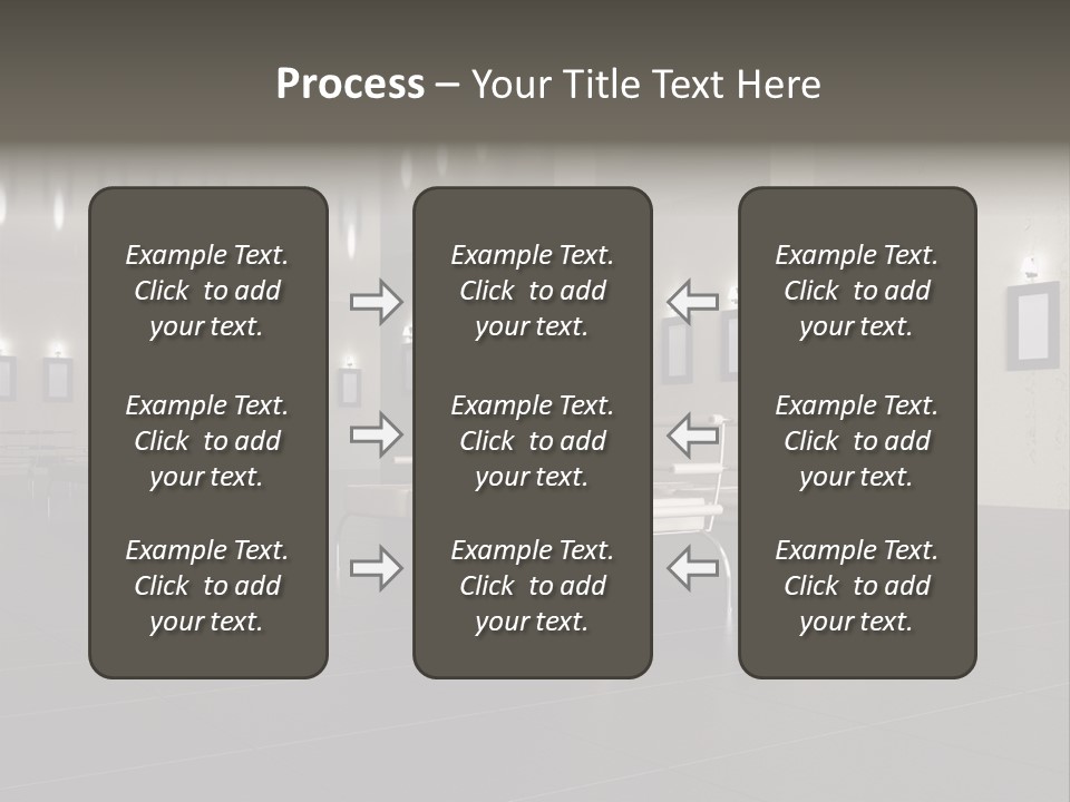Floor Symmetric Photography PowerPoint Template