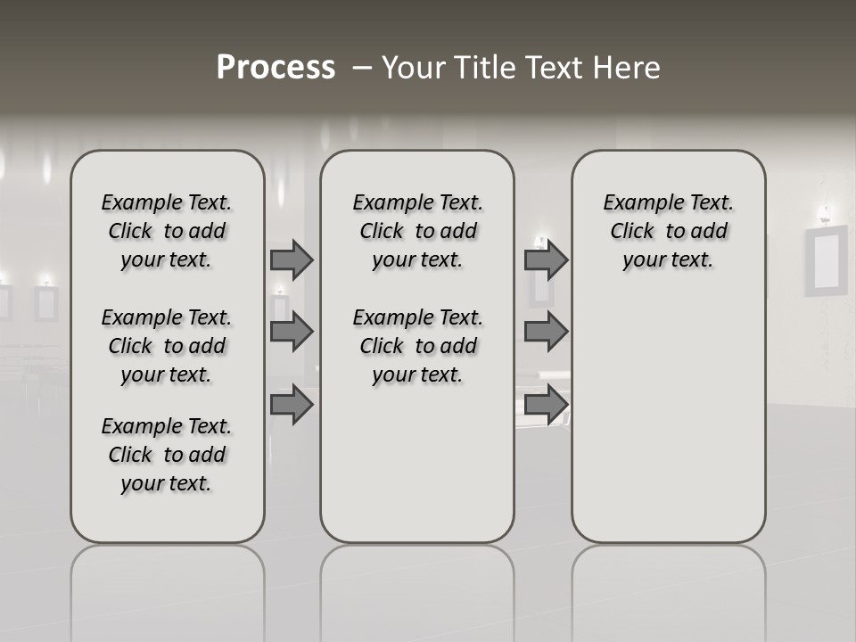 Floor Symmetric Photography PowerPoint Template