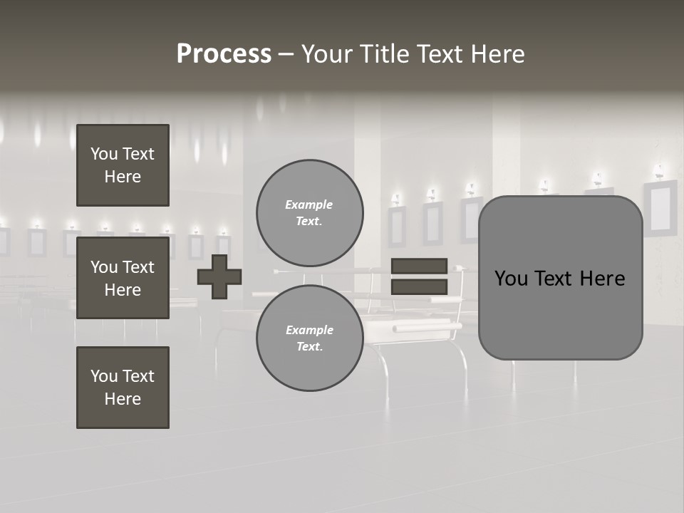 Floor Symmetric Photography PowerPoint Template