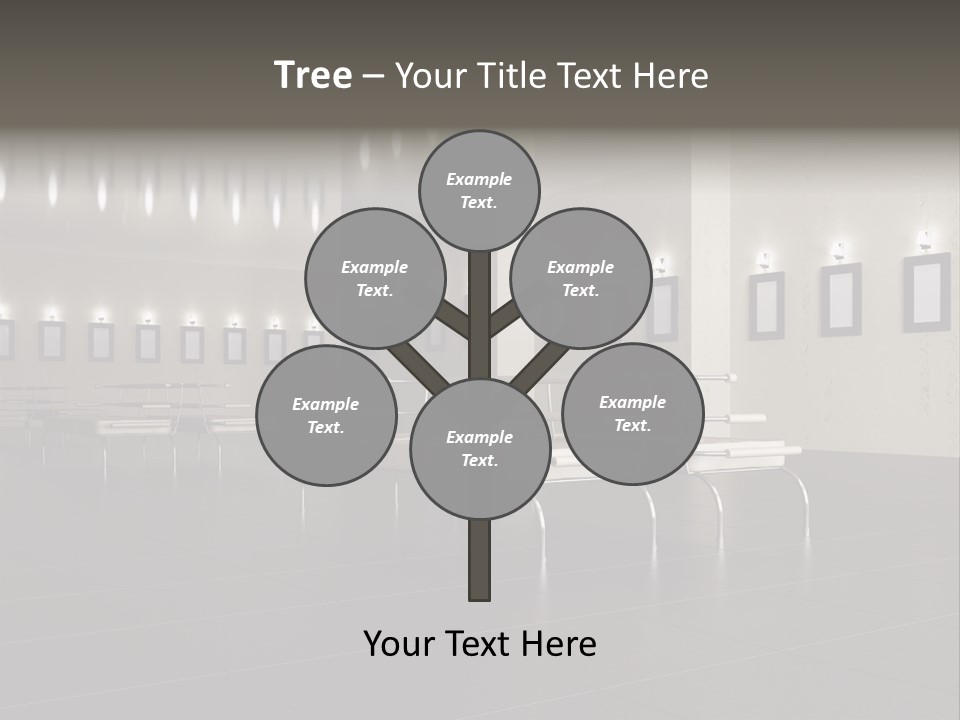 Floor Symmetric Photography PowerPoint Template